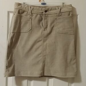 Merrell Jasmund Tan corduroy mini skirt size 4